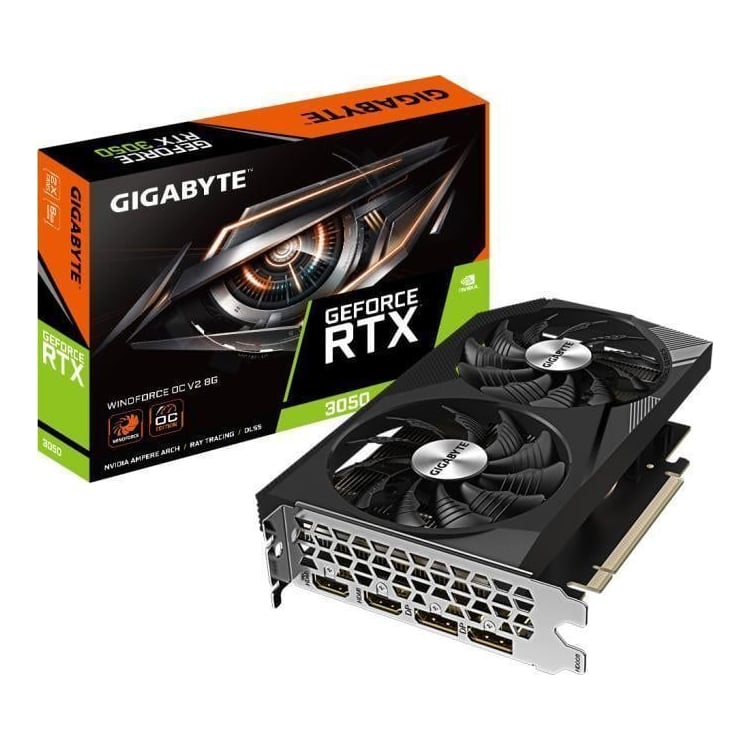 Placa video Gigabyte GeForce RTX 3050, 8GB GDDR6, PCI Express 4.0, 128bit