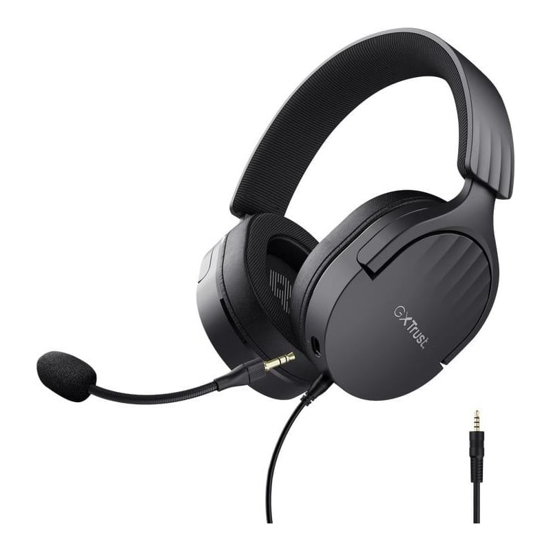 Casti Trust GXT 489 Fayzo cu fir, negru