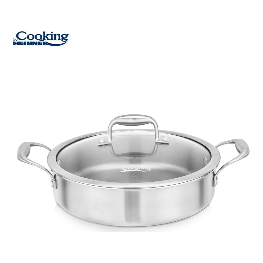 HEINNER Cratita Inox+capac 26X7CM, 3.5L, ATOMIC3