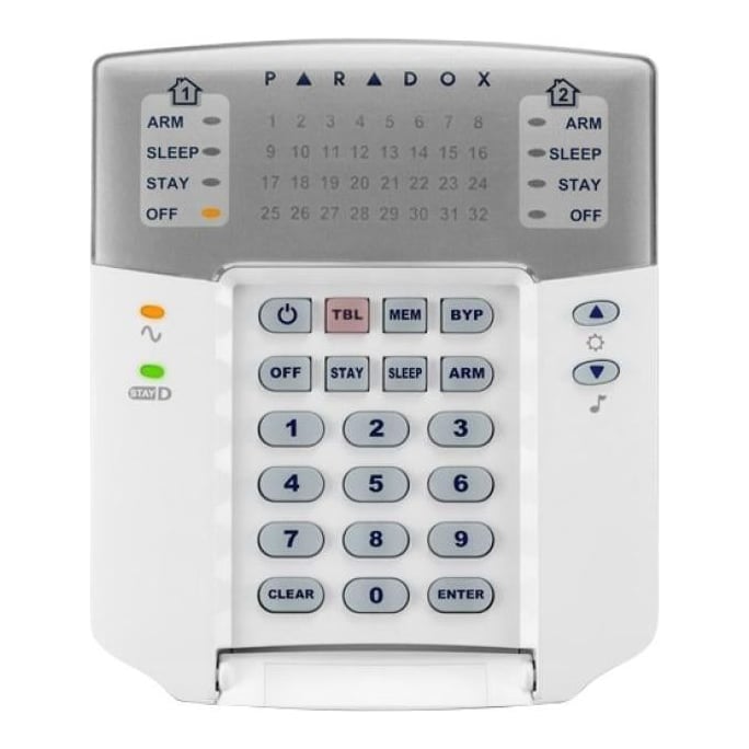 Tastatura Paradox LED - 32 Zone