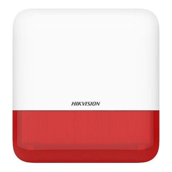 HIKVISION Sirena Exterior Wireless Axpro 866 Red