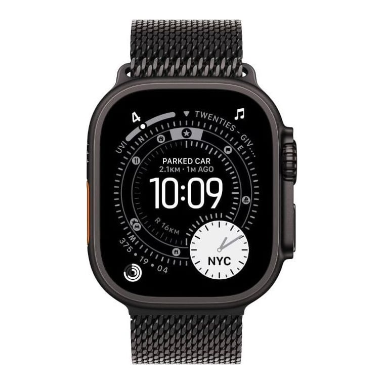 Apple AW U3 49 Black Titan Milanese Medium