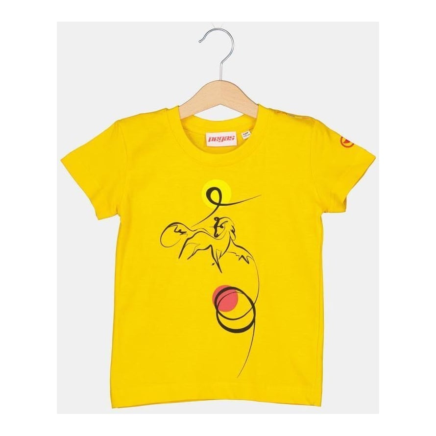 Tshirt Casual C Cal Pegas YELLOW-10