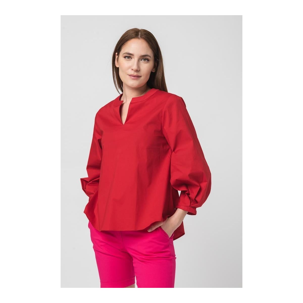 PEGAS Camasa Casual Femei Red S