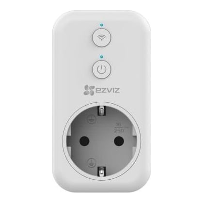 PRIZA INTELIGENTA EZVIZ T31, Comunicare: 2.4 GHz (IEEE 802.11 b/g/n) , Alimentare: MAX. 16A (EU, US), MAX. 3,840W (Input Voltage 240V), Temp de functionare: -20 °C to 40 °C, Dimensiuni: 100.5 × 54.7 × 71 mm Greutate: EU 115g