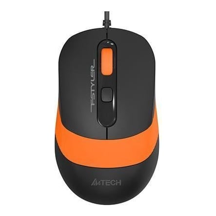 Mouse A4tech cu fir, 1600 DPI, ng/orange