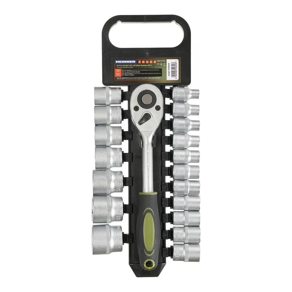 HEINNER Hr Set 19 Piese 1/2" Cr-v