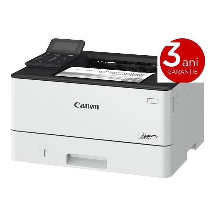 CANON LBP243DW II MONO LASER PRINTER, Format A4, Viteza printare: 36ppm, Duplex automat, Rezolutie: 1200 x 1200 dpi, FPO: 5 sec., Limbaje printare: UFRII, PCL 5e1, PCL6, Capacitate hartie: standard-250+100 coli, max.-900 coli, Interfata: USB, WI-FI, Retea, Compatibilitate sistem operare: Windows®