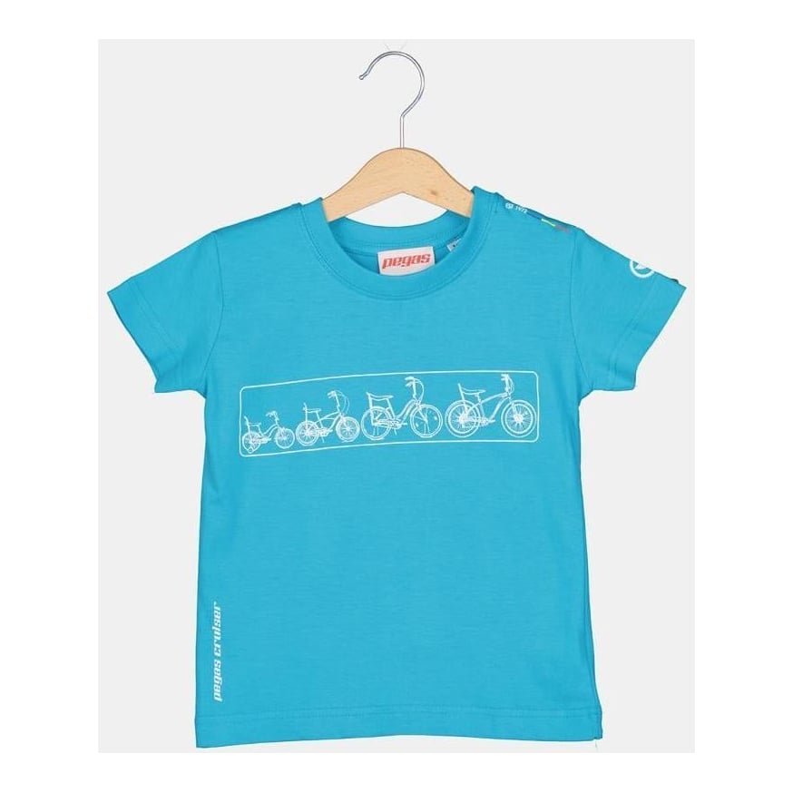 Tricou Multibike Pegas Copii Blue Atol