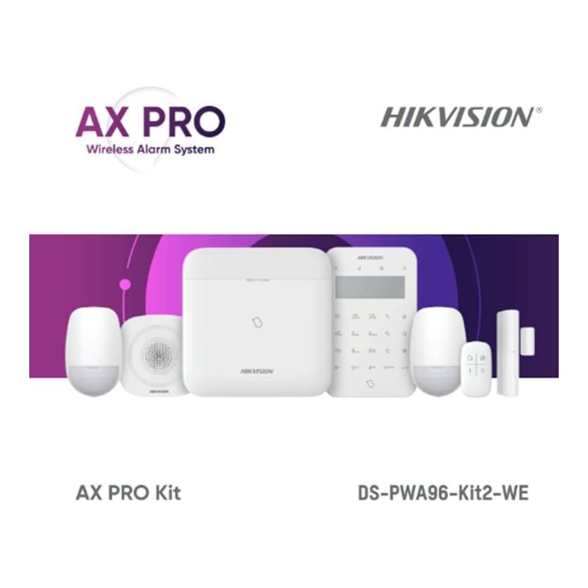 HIKVISION Kit Axpro Midle Level Wireless 868 MHz