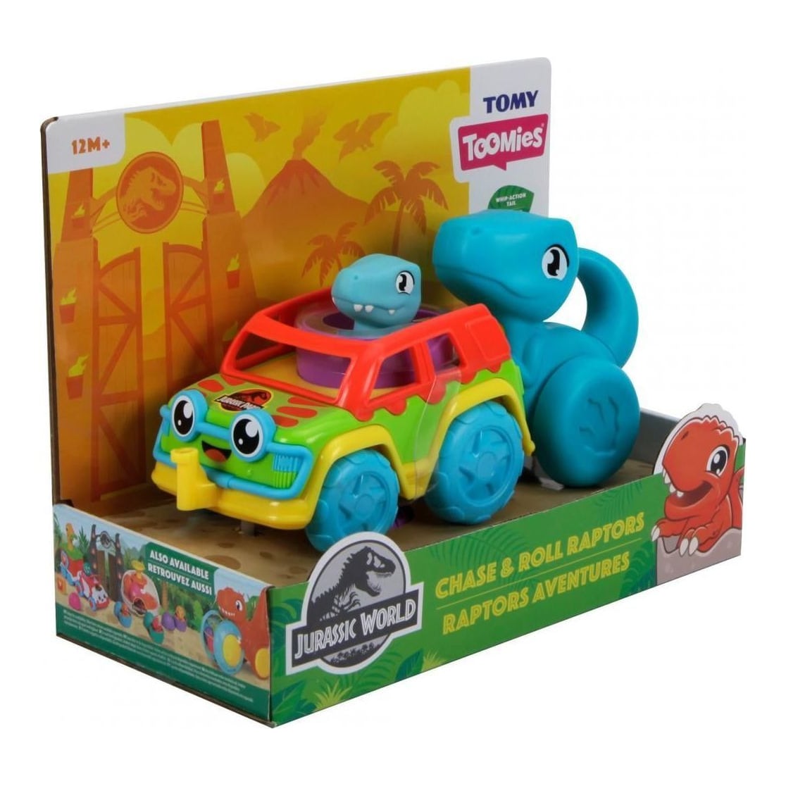 TOMY Jurassic World Chase And Roll, Aventura