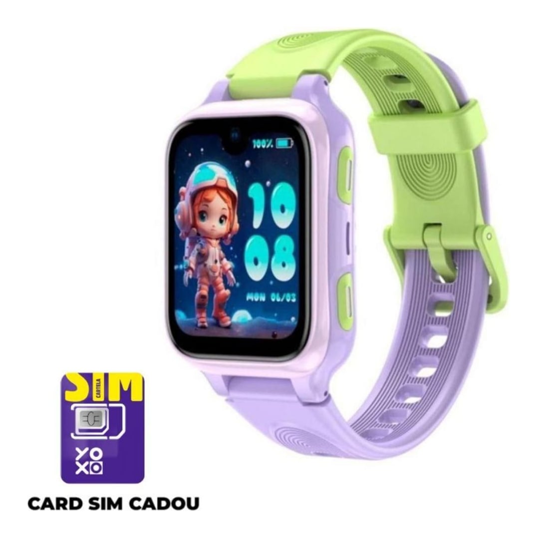 Smartwatch pentru copii LAGENIO K9, 40mm, Purple