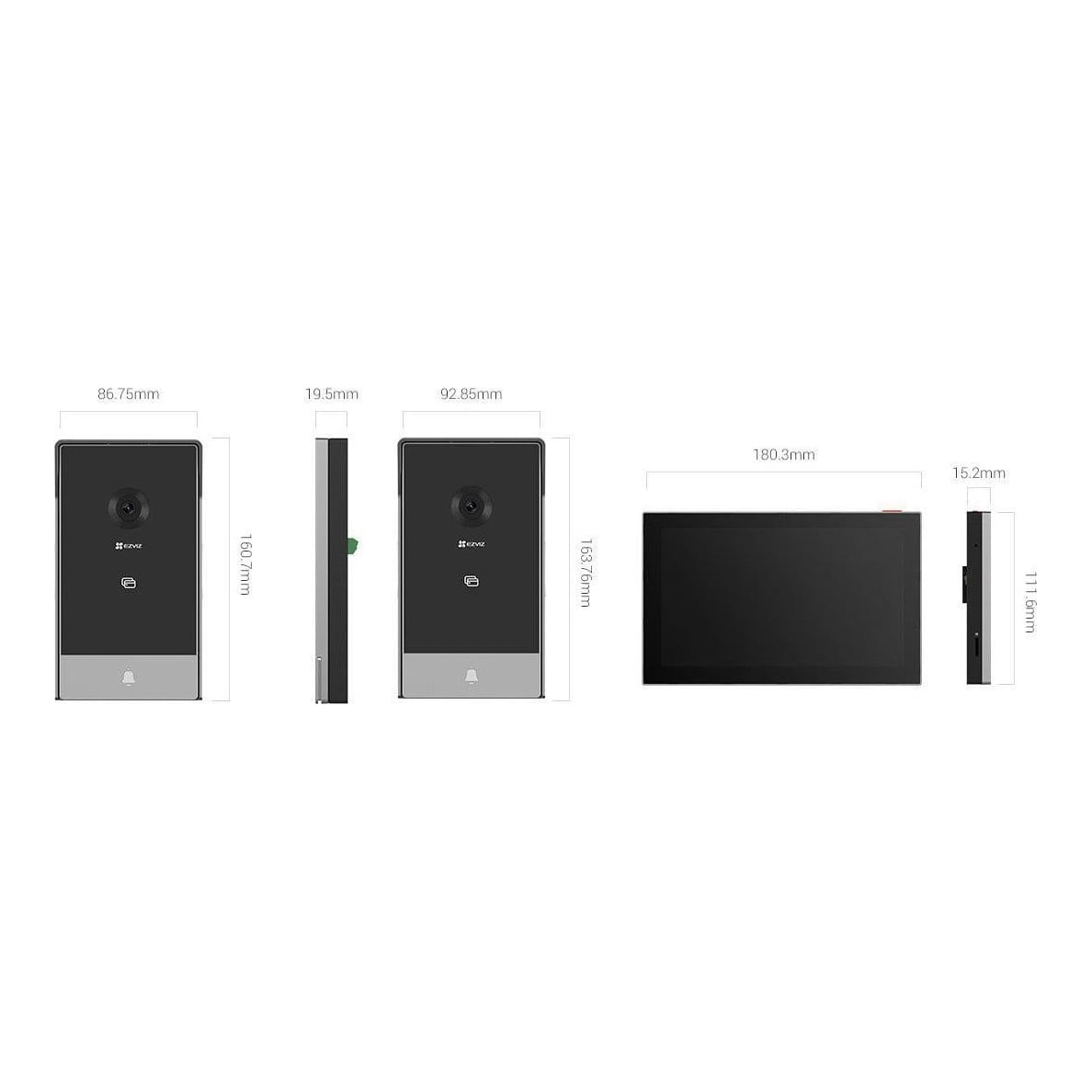 EZVIZ Kit Videointerfon Smart Home 2MP