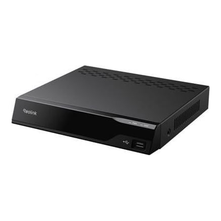 NVR Reolink RP-PN16-NHD; 16MP 16POE Camere: Până la 24 camere IP (16 cu fir), rezoluție maximă 16MP Rezoluție afișaj: HDMI: 3840x2160, VGA: 1920x1080 Rețea: 8x RJ45 (10/100 Mbps) pentru camere, 1x RJ45 (10/100/1000 Mbps) pentru LAN/WAN Alimentare: DC 53V/3.77A, PoE (IEEE 802.3af/at, 25W per port)