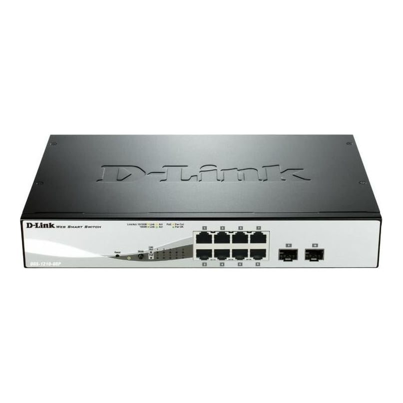 D-Link Dlink Sw 6P-GB PoE 2CMB Smart Rm