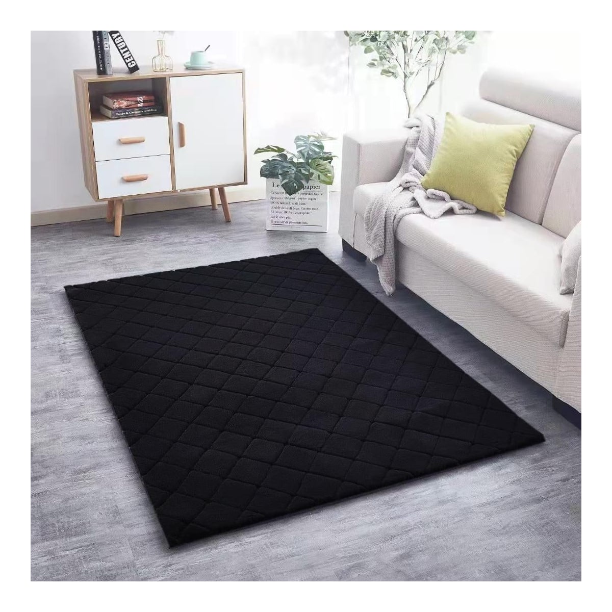 HEINNER Covor Blanita Lavi 200X300 Cm Black