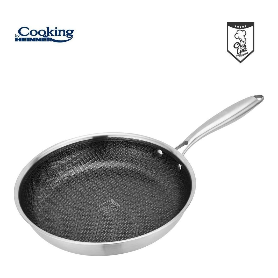 HEINNER Tigaie Inox 3 Strat 30X6CM, TITANIUM3