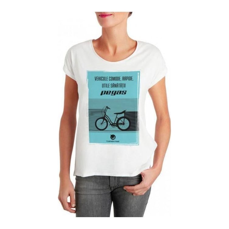Tricou Pegas Femei Vehicule M Galben
