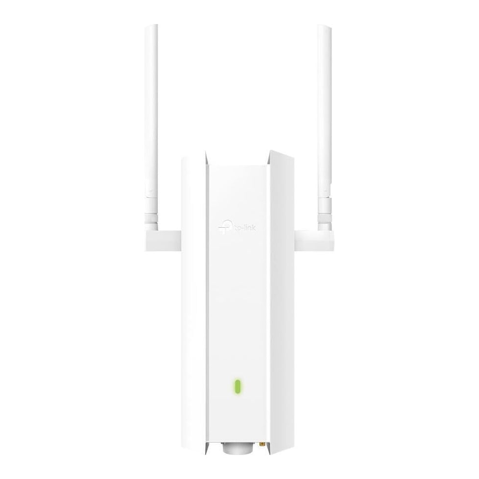 TP-Link TPLINK AX1800 WIFI6 Access Point EAP625-OUTDOOR HD, Interfata: 1 x 10/100/1000, Alimentare: 802.3at PoE, 48V Passive PoE, adaptorul POE nu este inclus, Dimensiuni: 280.4 × 182.2 × 56.9 mm, 2 x antene externe Dual-Band, Weatherproof: IP67, Standarde wireless: IEEE 802.11 a/b/g/n/ac/ax, Rata semnal: 5