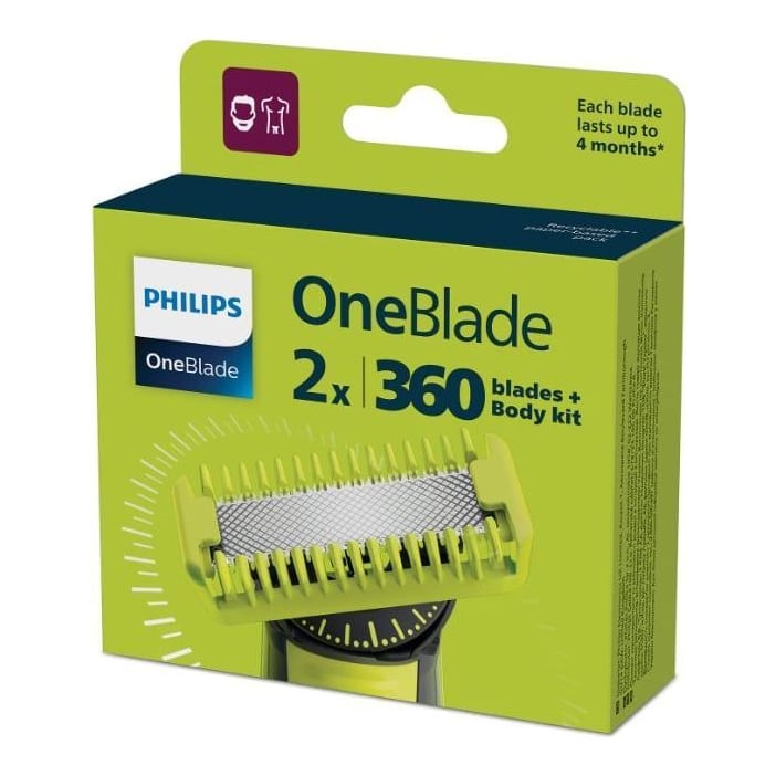 Set 2 rezerve OneBlade Philips QP624/50