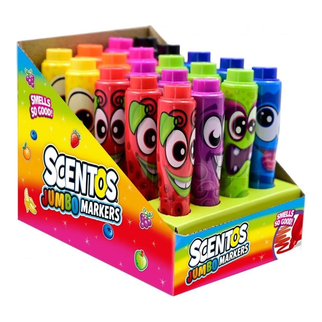 Marker Jumbo Parfumat, Scentos, 20 Markere/Set