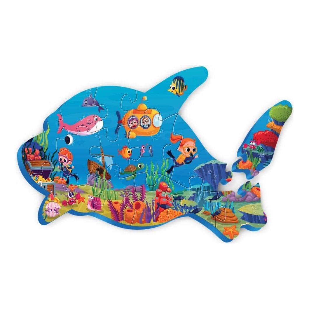 PUEDO TOYS Puzzle Mega, 15 Piese