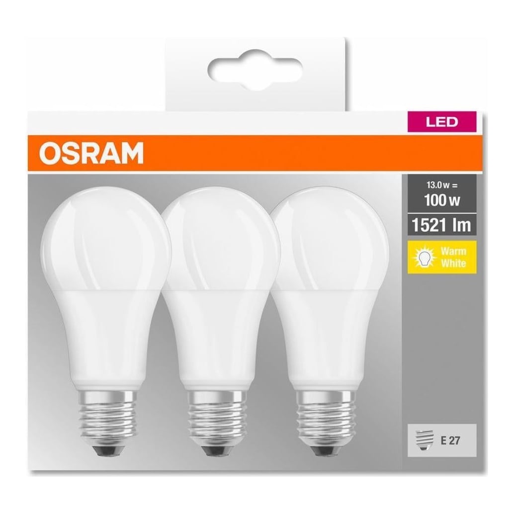 BASECLA100 13W/827 230VFR E27 FS3 Osram