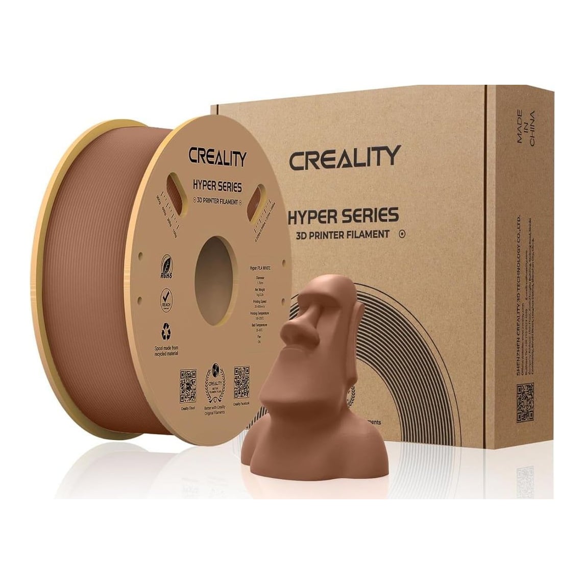 Creality 3D Filament Hyper-pla Brown