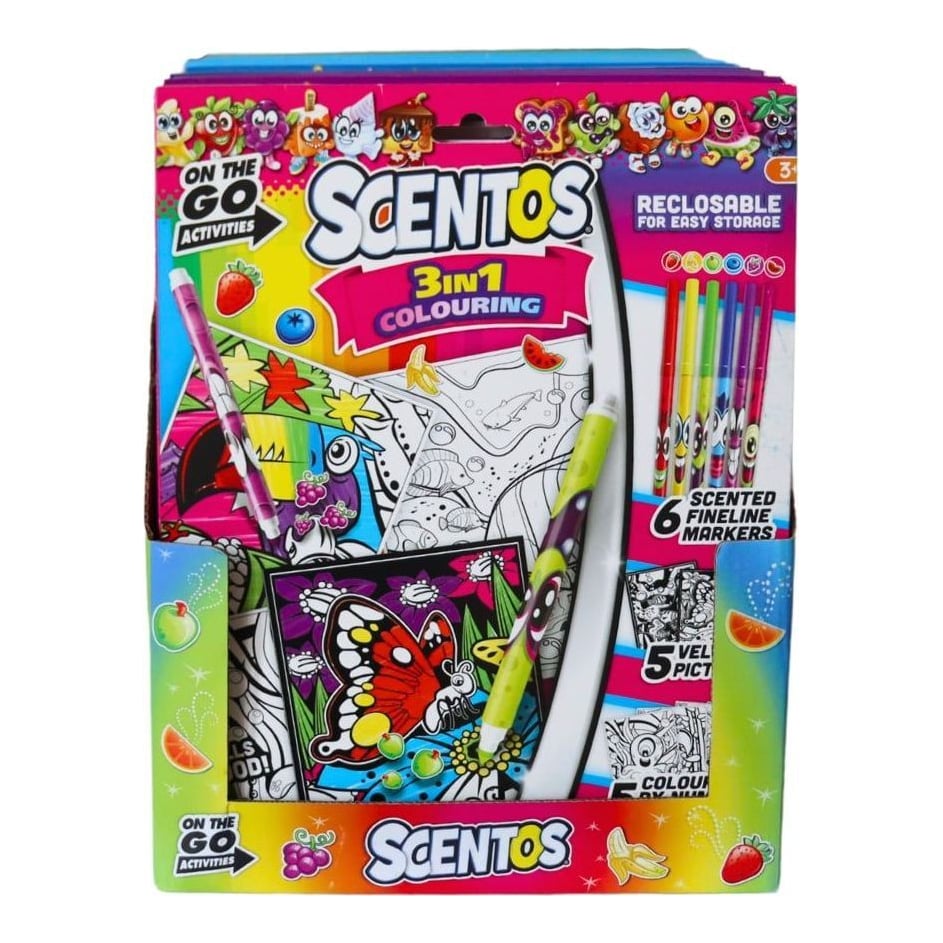 Set Parfumat Calatorie, Junior, Scentos, 12 Buc/Set