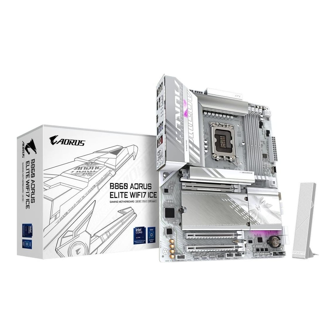 Motherboard Gigabyte B860 Aorus Elite WIFI7 Ice