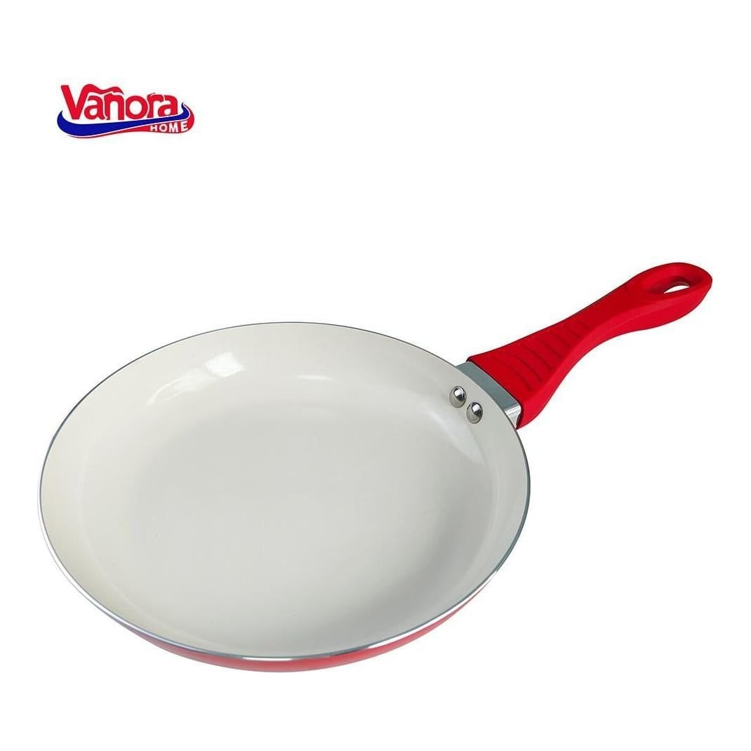 VANORA Tigaie Aluminiu 24X4 Cm, Mara Rosu