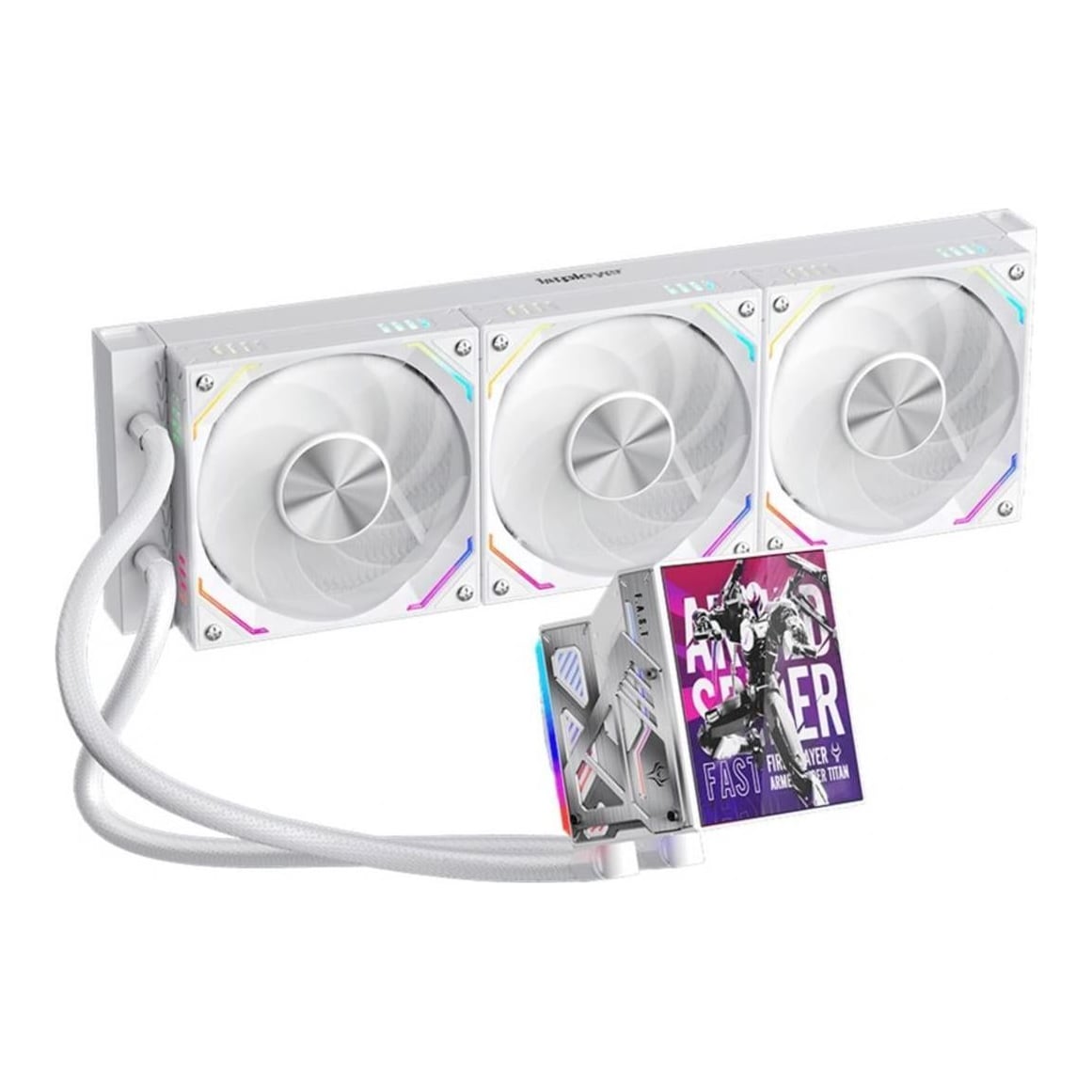 1st PLAYER Cooler Procesor 1stPLAYER FT 360-wh FAST aRGB, 12 cm, 3 ventilatoare, aRGB