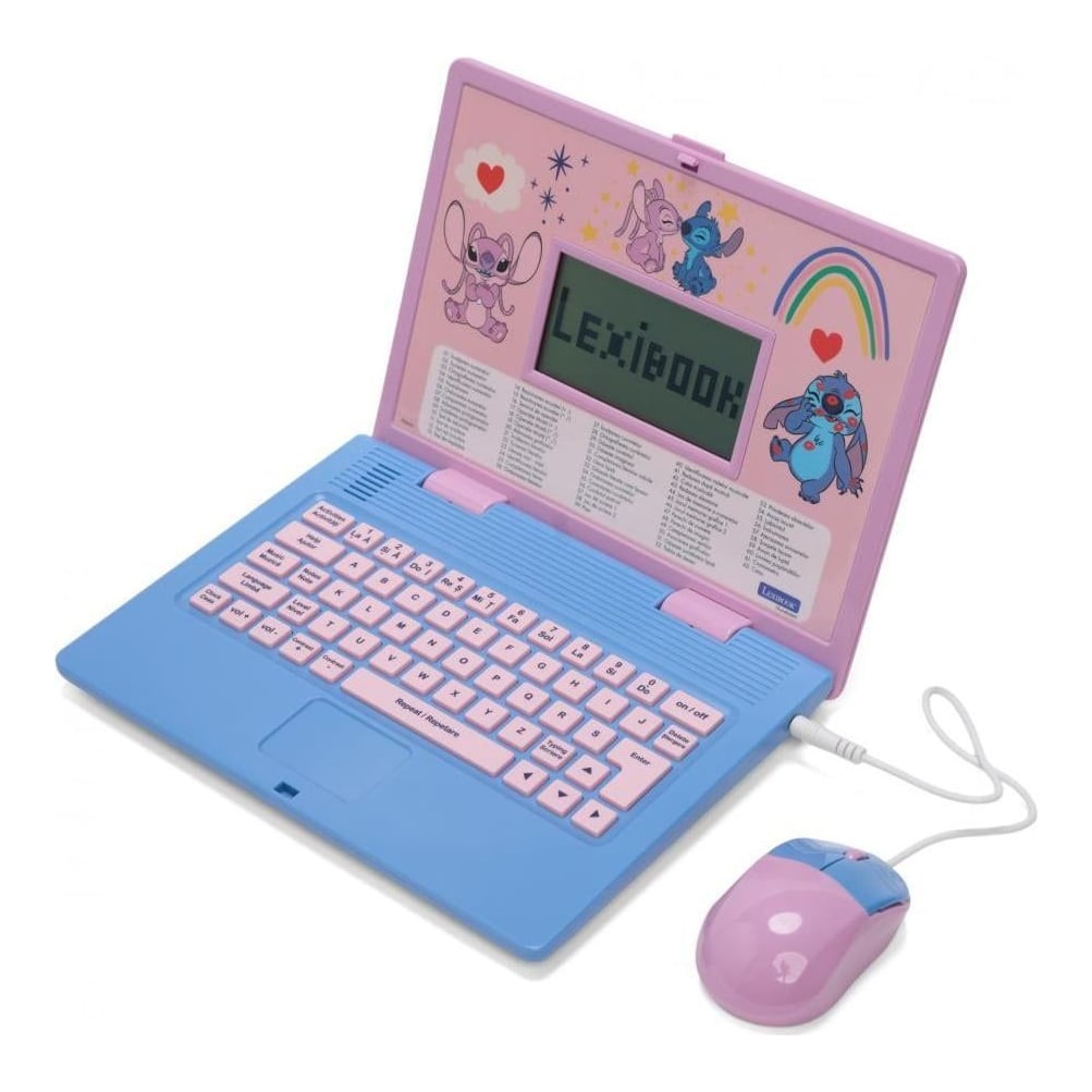 LEXIBOOK Laptop Educational Bilingv En/Ro, Stitch