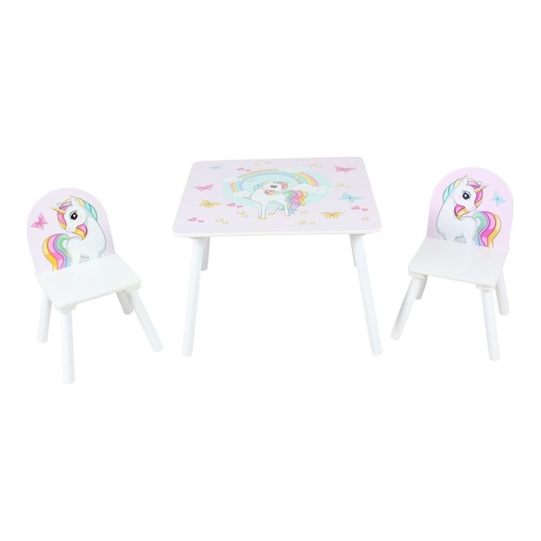 Set 2 scaune +birou Unicorns, U-Grow