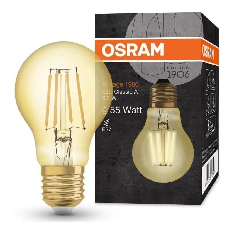 1906LCLA55 6,5W/824 230VFILGDE27FS1OSRAM