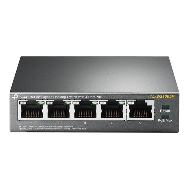TP-Link Tl 5-PORT GB Desktop SWITCH+4PORTPOE V2