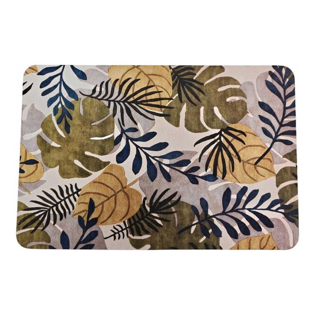 HEINNER Covoras printat 40x60 Palm, cauciuc antialunecare