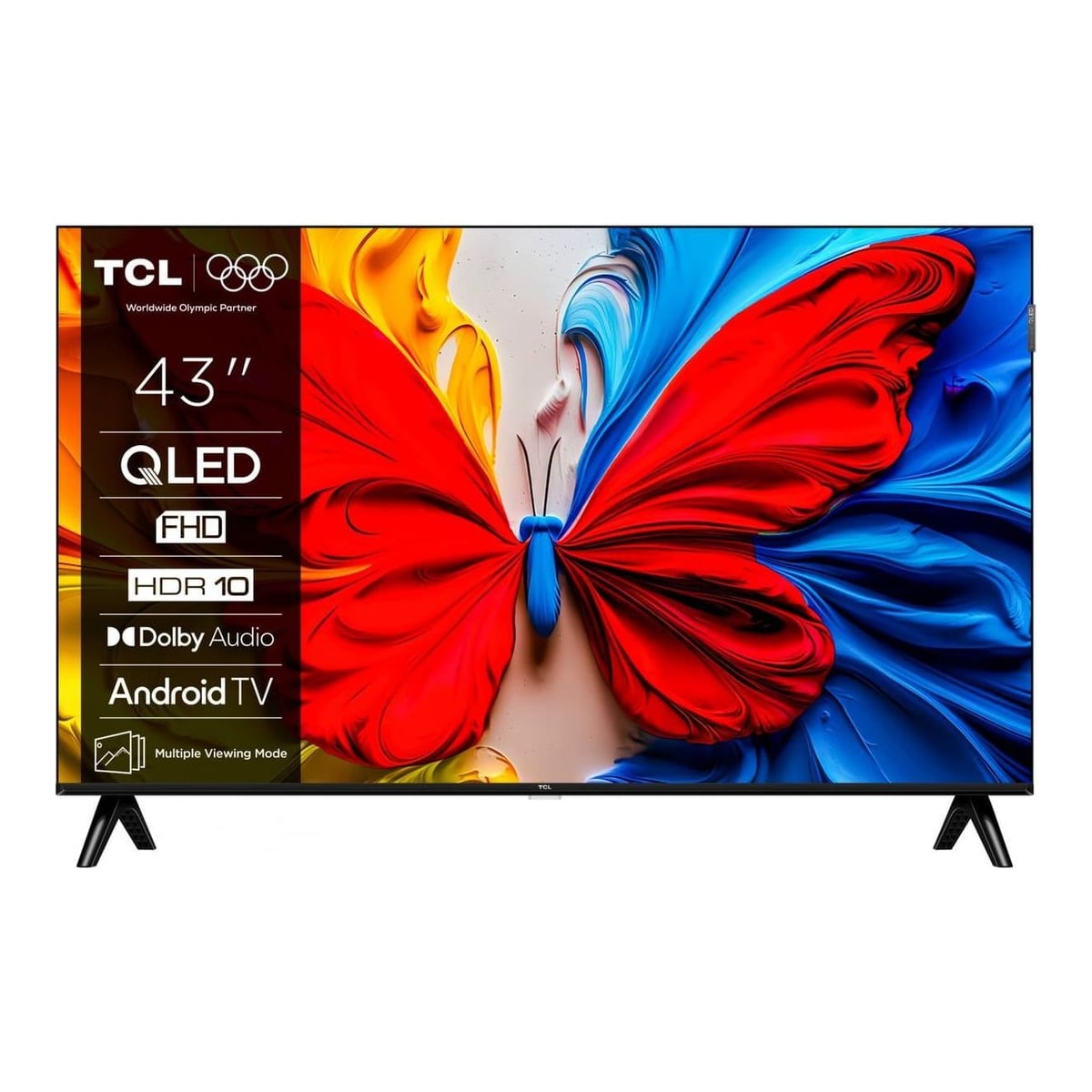 Televizor TCL QLED 43S51K, 108 cm, Smart Android TV, FHD