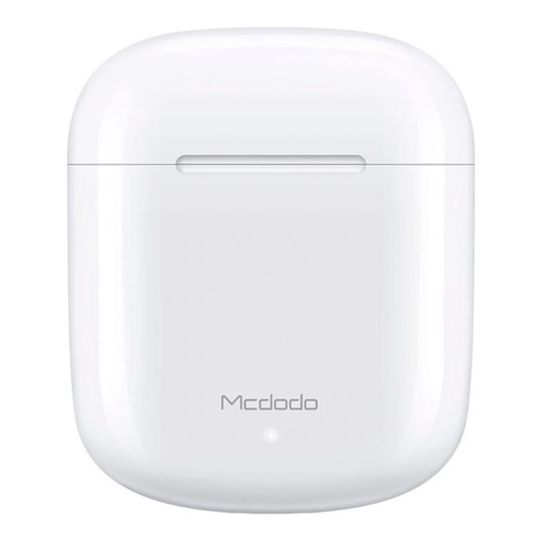 Mcdodo Casti Teana Series TWS True Wireless Bluetooth cu Carcasa Incarcare White