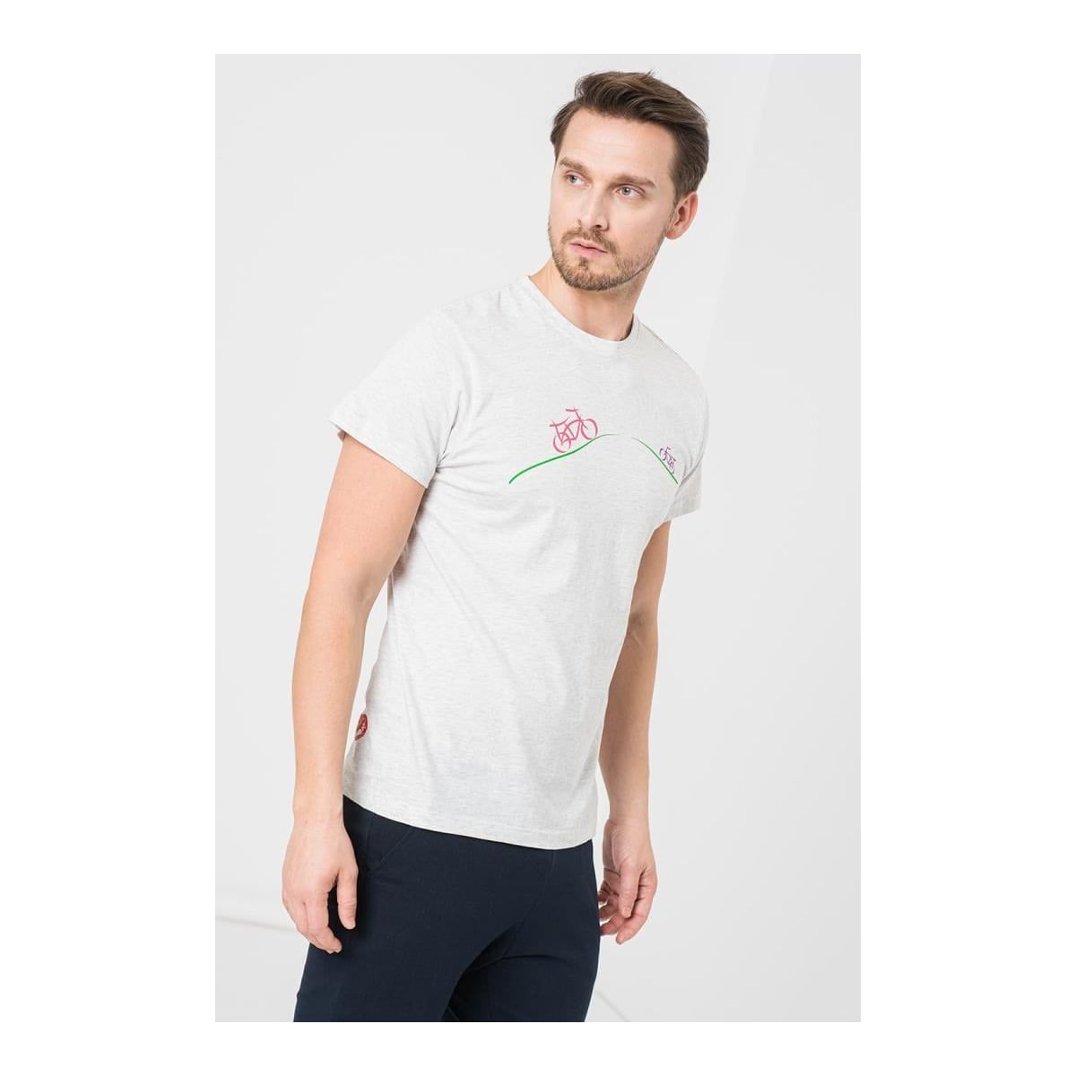 PEGAS Tricou Casual Biciclete Familie Barbati
