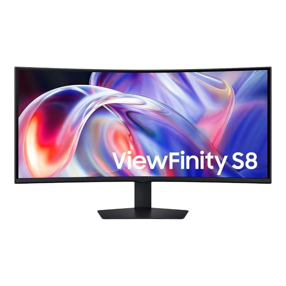 Monitor Samsung 40" LS40H850TAUXEN, Curvature: 1000R, Diagonal (inch): 40, Diagonal (cm): 101, Aspect ratio: 21:9, Panel: VA, Resolution: 5120x2160, Refresh Rate: 144Hz, Response time GtG: 4ms, Brightness (max): 350 cd/m², Contrast (static) : 3000:1, Viewing angle: 178/178, Colours: 1.07B, Speakers