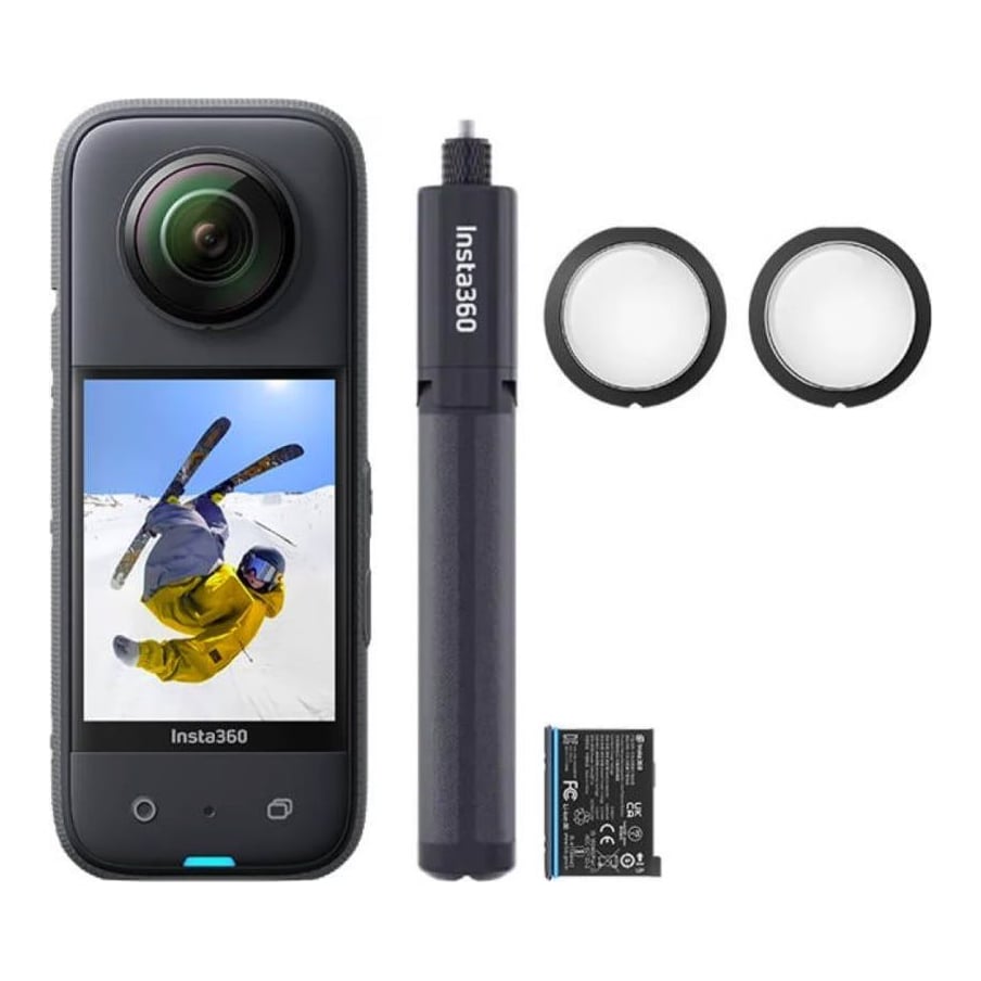 Insta360 X3 Cameră de Acțiune 360° 5.7K Black All Purpose Kit
