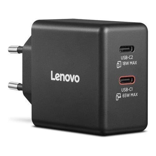 Lenovo LN Dual USB-C 65W GaN Charger