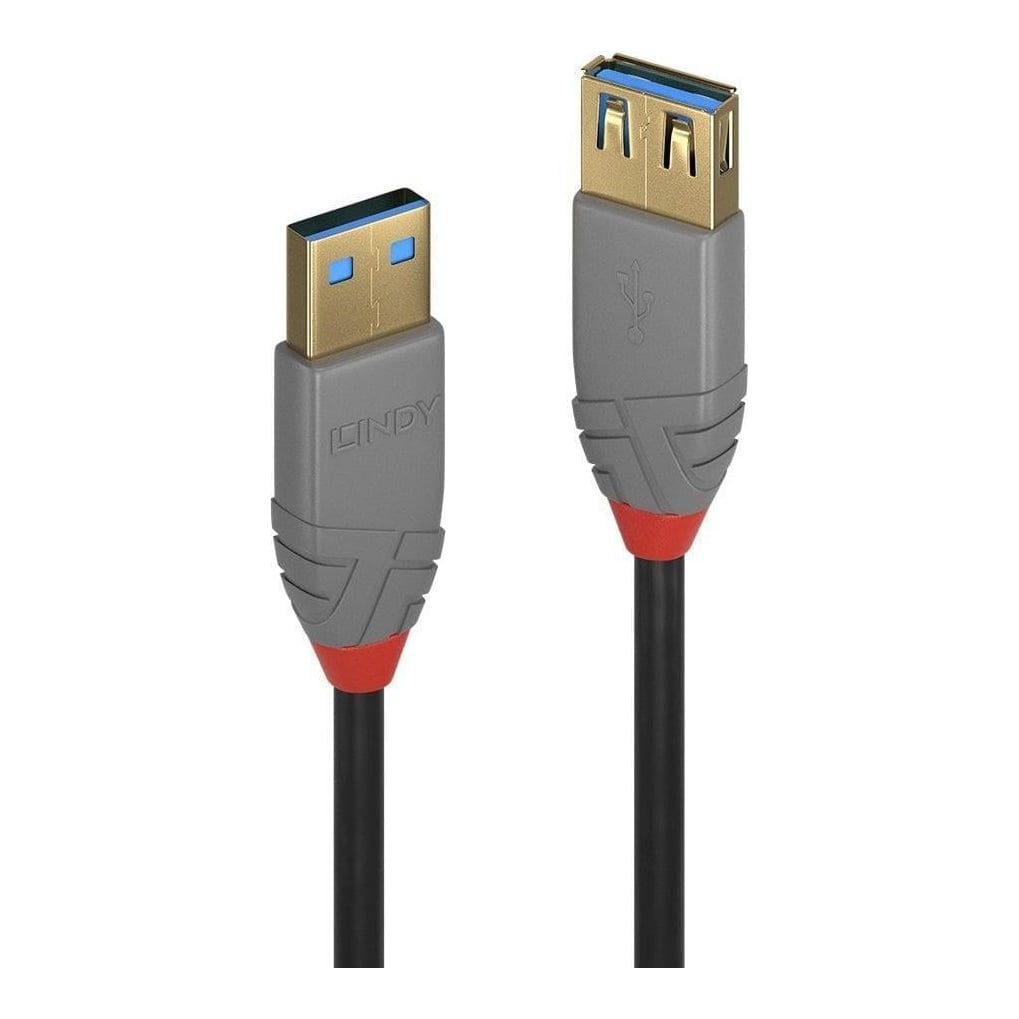 Cablu Lindy 1m USB 3.2 Gen1 Ext A/A, Ant