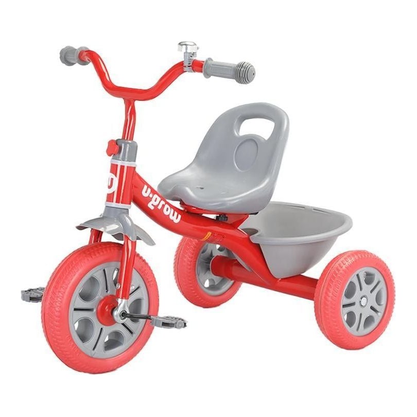 Tricicleta cu pedale U-Grow, rosie