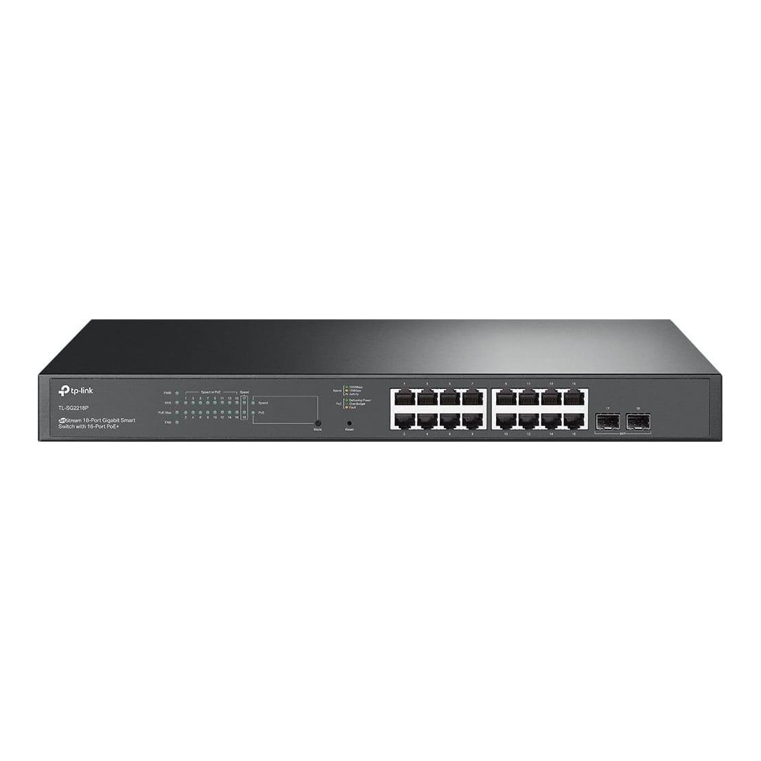 TP-Link Tpl Sw 16P-GB 2 SFP Smart Rm Poe+