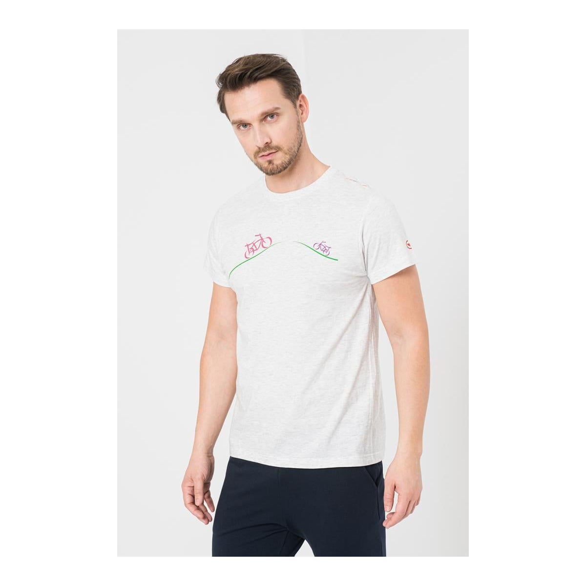 PEGAS Tricou Casual Biciclete Familie Barbati