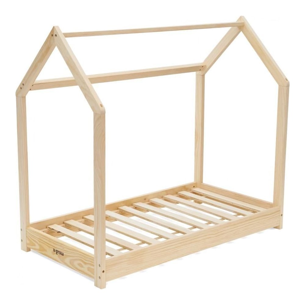 Pat casuta, natur, 140X70, U-Grow