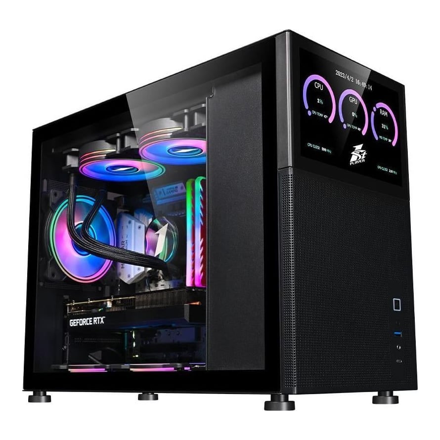1st PLAYER Carcasa 1STPLAYER Gaming MI6-EV BLACK