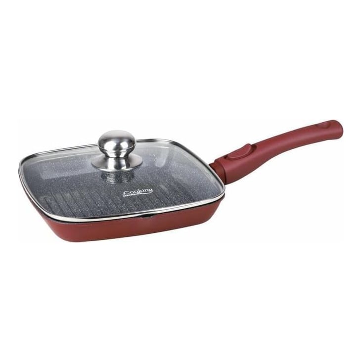 HEINNER Tigaie Grill Alu+capac 24X4 Cm, Calabria